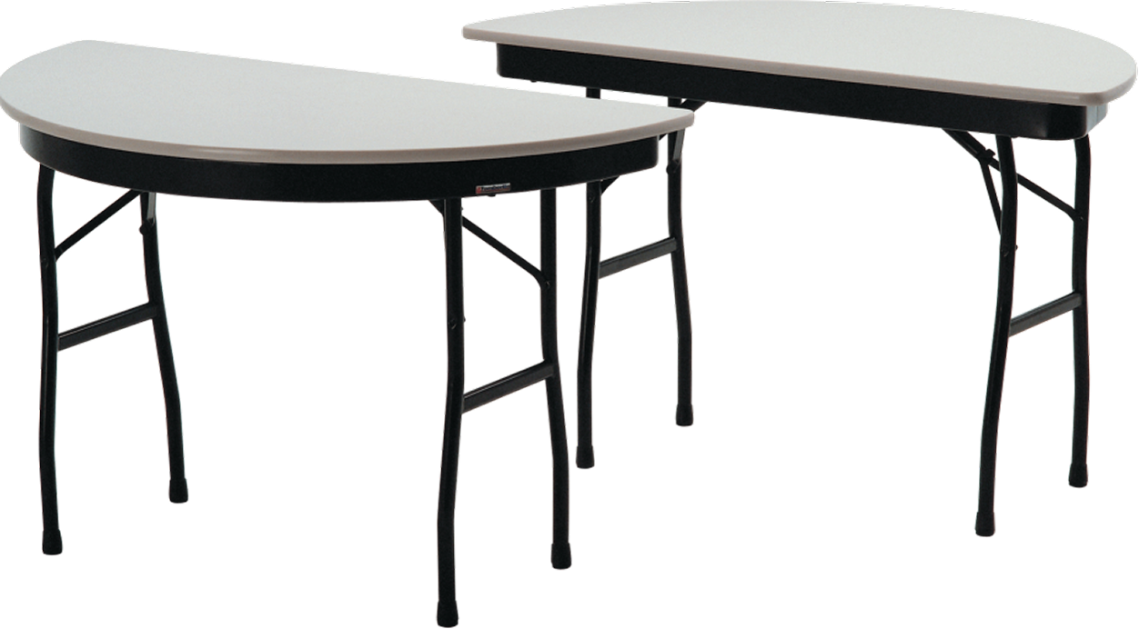 Versatilidade e Elegância em Formato Meia Lua A Mesa Meia Lua MML da Tomberlin é uma peça coringa para a montagem de salões de eventos, convenções e hotelaria . Seu formato semicircular é ideal para fechar as extremidades de estações de buffet, criar mesas de destaque ou compor layouts modulares sofisticados em conjunto com as mesas retangulares. Tampo Robusto e Acabamento Premium Para suportar o alto fluxo de eventos comerciais, esta mesa possui um tampo resistente de 18 mm de espessura . O acabamento lateral conta com bordas em perfil PVC e batoques protetores, fundamentais para preservar a integridade da peça e evitar danos diários . Estrutura de Alta Performance O chassi é fabricado em aço carbono de alta durabilidade, recebendo um exclusivo tratamento nanocerâmico que protege o metal contra a oxidação . A finalização é feita com pintura eletrostática a pó, oferecendo uma camada extra de proteção contra arranhões e desgastes . Manuseio Inteligente e Seguro Pernas Dobráveis: Pensando na agilidade da sua operação, todos os modelos possuem pernas dobráveis, facilitando o transporte e a montagem . Sistema de Travas Automáticas: O manuseio é prático e seguro graças ao sistema de dobradiças equipado com travas automáticas, evitando fechamentos acidentais durante o uso . Armazenamento Vertical: Para otimizar o espaço físico do seu estoque, este é o tipo de armazenamento recomendado pela Tomberlin . Especificações Técnicas: Modelo: Mesa Meia Lua (pernas dobráveis) MML . Variações e Medidas: REF MML12: Raio 60 cm | Largura 120 cm | Peso 15 kg . REF MML16: Raio 80 cm | Largura 160 cm | Altura 75 cm | Peso 22 kg . Cores: Consulte a disponibilidade de cores para a pintura eletrostática .