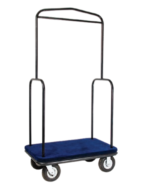 Carrinho para Transporte de Malas TM01 – Aço Carbono e Carpete – Tomberlin Meta Descrição (SEO)Otimize a recepção do seu hotel com o Carrinho de Malas TM01 da Tomberlin. Estrutura em aço carbono, base em compensado 18mm com carpete e perfil anti-impacto. Confira! Descrição do ProdutoRecepção Impecável e Logística EficienteO Carrinho para Transporte de Malas TM01 da Tomberlin é o equipamento essencial para a recepção de hotéis e resorts de alto padrão. Desenvolvido para causar uma excelente primeira impressão aos seus hóspedes, ele alia um design clássico e elegante à extrema funcionalidade, facilitando o trabalho da sua equipe de concierge e mensageiros.Estrutura de Alta Resistência e Estabilidade Preparado para o transporte contínuo de bagagens pesadas, o chassi do carrinho é fabricado em aço carbono de alta durabilidade. Para garantir a base perfeita, um resistente compensado multilaminado de 18 mm é fixado sob a estrutura, proporcionando o suporte ideal para as malas. O acabamento em pintura eletrostática a pó protege o metal contra a oxidação e o desgaste diário. Cuidado Extra com as Bagagens e com o AmbienteRevestimento Macio: A base conta com revestimento em carpete, acomodando as malas de forma segura e evitando arranhões ou deslizamentos durante o trajeto. Proteção Anti-impacto: Para preservar tanto o carrinho quanto as paredes e os móveis do seu estabelecimento, o modelo é equipado com um acabamento lateral em perfil PVC de 30mm, que atua como um eficiente sistema anti-impacto. Especificações Técnicas:Modelo: Carrinho para transporte de malas TM01 Estrutura: Aço carbono e compensado multilaminado de 18 mm Acabamento da Base: Revestimento em carpete (consulte a disponibilidade de cores) Proteção: Perfil PVC 30mm anti-impacto Pintura: Eletrostática a pó (consulte a disponibilidade de cores) Dimensões: Comprimento 99 cm | Largura 64 cm | Altura 160 cm Peso: 45 kg